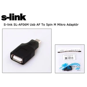 Sl-Af06m Usb Af To 5Pin M Mikro Adaptör