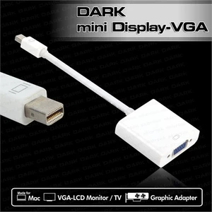 Mini Display Port –VGA Aktif Dönüştürücü (Apple Macbook Pro Air Retina uyumlu) (DK-HD-AMDPXVGA)