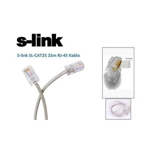Sl-Cat25 S-Lınk 25 Metre Cat5 Utp Patch Cord Kablosu