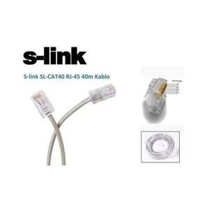 Sl-Cat40-Rj-45 S-Lınk 40 Metre Cat5 Utp Patch Cord Kablosu Rj-45