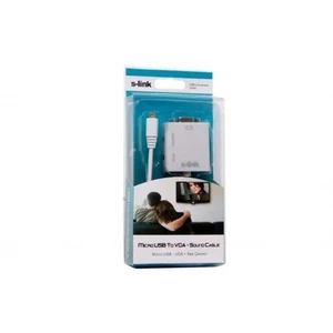 Sl-Muv13 S-Lınk Micro Usb To Vga+Audio Çevirici