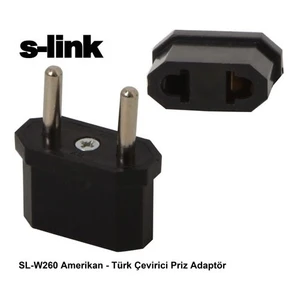 Sl-W260 S-Lınk Amerikan - Türk Çevirici Priz Adaptör