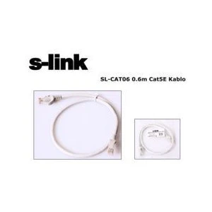 Sl-Cat06 S-Lınk 60 Cm Cat5 Utp Patch Cord Kablosu