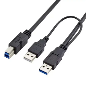 Ti-Mesh Usb 3.0 A M+Usb 2.0 A M / Usb 3.0 B M - 1M
