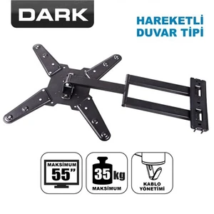 23"- 55" Hareketli ve Katlanabilir Duvar Tipi,Monitör Askı Aparatı(DK-AC-VT30PC)