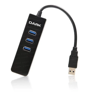 USB 3.0 3-Port Hub ve Gigabit Ethernet Adaptör İkisi bir arada USB Adaptör (DK-AC-USB330GL)