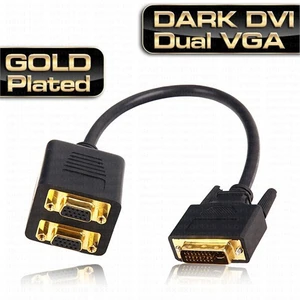 Dvi To 2X Vga Çevirici Çoklayıcı Kablo (DK-HD-ADVIX2VGA)