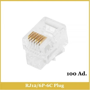 Ti-Mesh Rj12/6P-6C Plug - 100 Adet