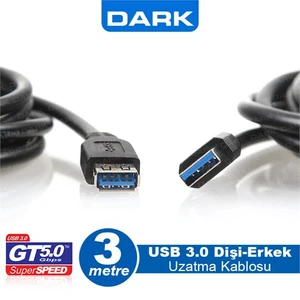 USB 3.0 3m Uzatma Kablo USB 3.0 A Tip (DK-CB-USB3EXTL300)