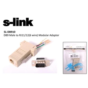 Sl-Db910 Db9-Male To Rj11/12 Modular Adaptör