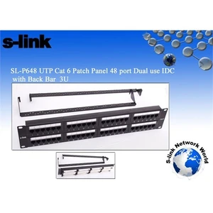 Sl-P648 48 Li Utp Cat6 Patch Panel