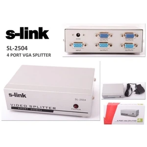 Sl-2504 4 Vga 250Mhz Monitör Splitter