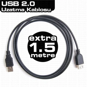 USB 2.0 1.5m Uzatma Kablosu (DK-CB-USB2EXTL150)