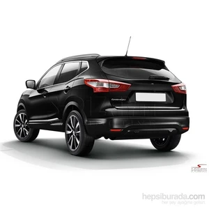 S-Dizayn Nissan Qashqai 2014 Model ve Üzeri Bagaj Alt Çıtası Krom Paslanmaz Çelik