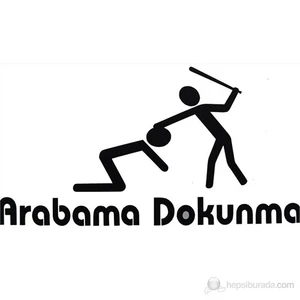 Z tech Arabama Dokunma Sticker 17x10cm