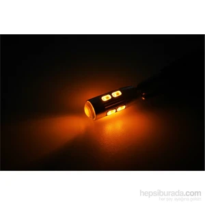 Led Ampul T10 10 SMD CANBUS (Turuncu)