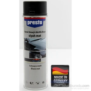 Mat Siyah 400 ml Sprey Boya 425211