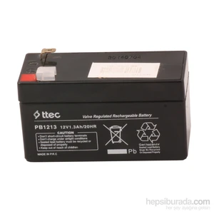 Ttec Plus 12V 1.3Ah Bakımsız Kuru Akü