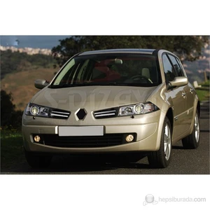 S-Dizayn Renault Megane-II Ön Panjur 4 Prç. P.Çelik HB & SEDAN (2006-2010)