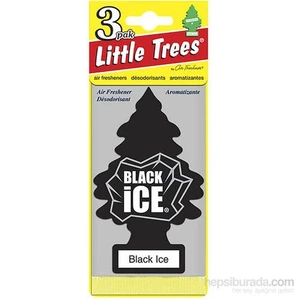 Little Trees Black Ice 3'Lü Paket