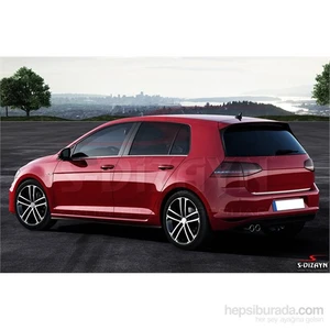 S-Dizayn Volkswagen Golf 7 Krom Cam Çıtası 4 Prç.