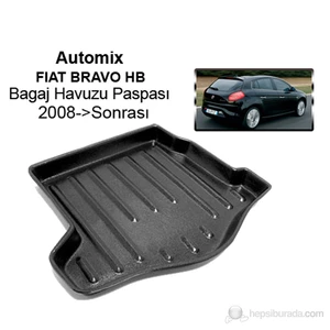 Fiat Bravo Hb Bagaj Havuzu Paspası 2008->Sonrası->Sonrası Siyah