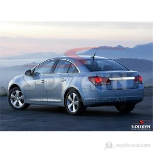 S-Dizayn Chevrolet Cruze Sd 2009> Model ve Üzeri Cam Üst Çıta 6 Prç. Krom P.Çelik