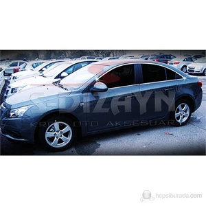 S-Dizayn Chevrolet Cruze Cam Çerçeve Seti 12 Prç. P.Çelik (2009>)