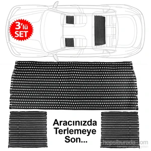 Terletmez Kilim Minder Beyaz