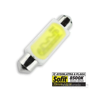 Plaka Ve Aydınlatma Led Ampül 8500K Cob