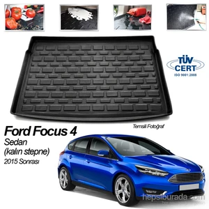 Ford Focus 4 Hb Bagaj Havuzu Kalın Stepne 2015