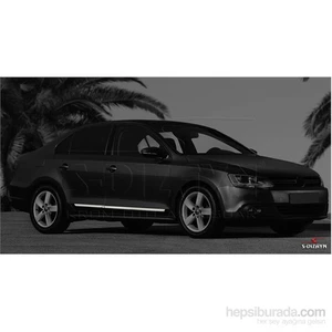 S-Dizayn Vw Jetta 2011 Üzeri Kapı Koruma Çıtası Krom P.Çelik + Abs Plastik 8 Prç.