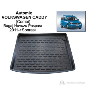 Volkswagen Caddy Combi Bagaj Havuzu Paspası 2011->Sonrası