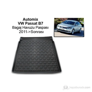 Volkswagen Passat B7 Bagaj Havuzu Paspası 2011->Sonrası
