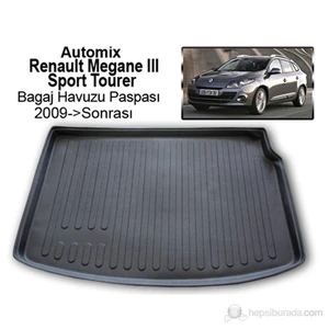 Renault Megane 3 Sport Tourer Bagaj Havuzu Paspası 2009->Sonrası