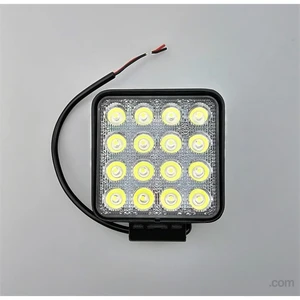 Off-Road Sis Lambası / Kare / 16 Power Led 48W12/32V