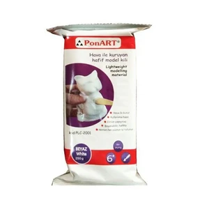 Light Hafif Seramik Modelleme Hamuru Beyaz 250 Gr.