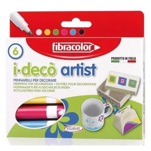 İ-Deco Artist Dekorasyon Kalemi 6 Renk