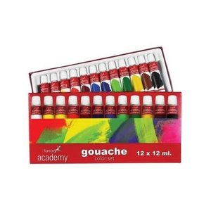 Academy Guaj Boya Seti 12 Renk Tüp - 12 Ml