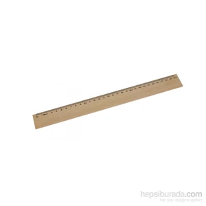 3501 Cetvel 30Cm Ahşap Vernikli Geniş
