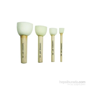 904 Ponpon Sünger Fırça 4'Lü Set