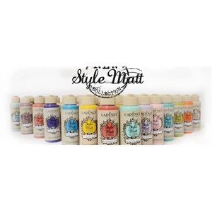 Style Matt Akrilik Boya 120Ml. 9025-Karadut