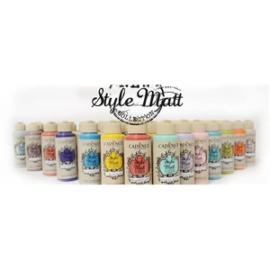 Style Matt Akrilik Boya 120Ml. 9031-Mavi Zirkon