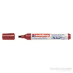 Esnek Uçlu Kaligrafi Kalemi Bordo 1-5 mm Kalınlıkta Ahşap ve Karton Üzerinde Kullanım