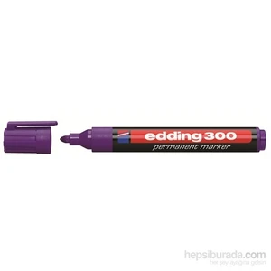 edding Her Yüzeye Yazan Çok Amaçlı Markör Plastik Gövdeli Mor