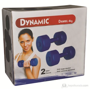 Dynamıc Vınyl Dumbbell Mix Unisex Ağırlık 1DYASVINYL-KAR-4KG
