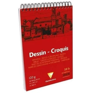 Dessin - Croquis White Spiralli Çizim Defteri 50 Yaprak 120 Gr. A4