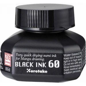 Mangaka Mürekkep Siyah 60Ml Cnce-104-6