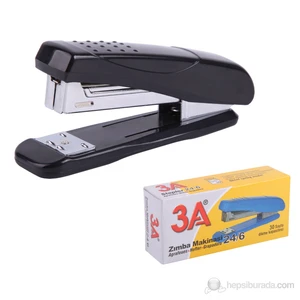 3A Zımba Makinası No24x6 Siyah