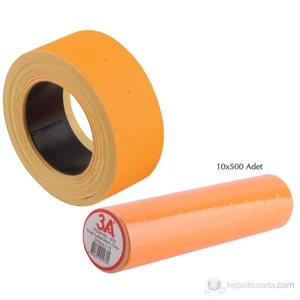3A Renkli Fiyat Etiketi 10x500 adet